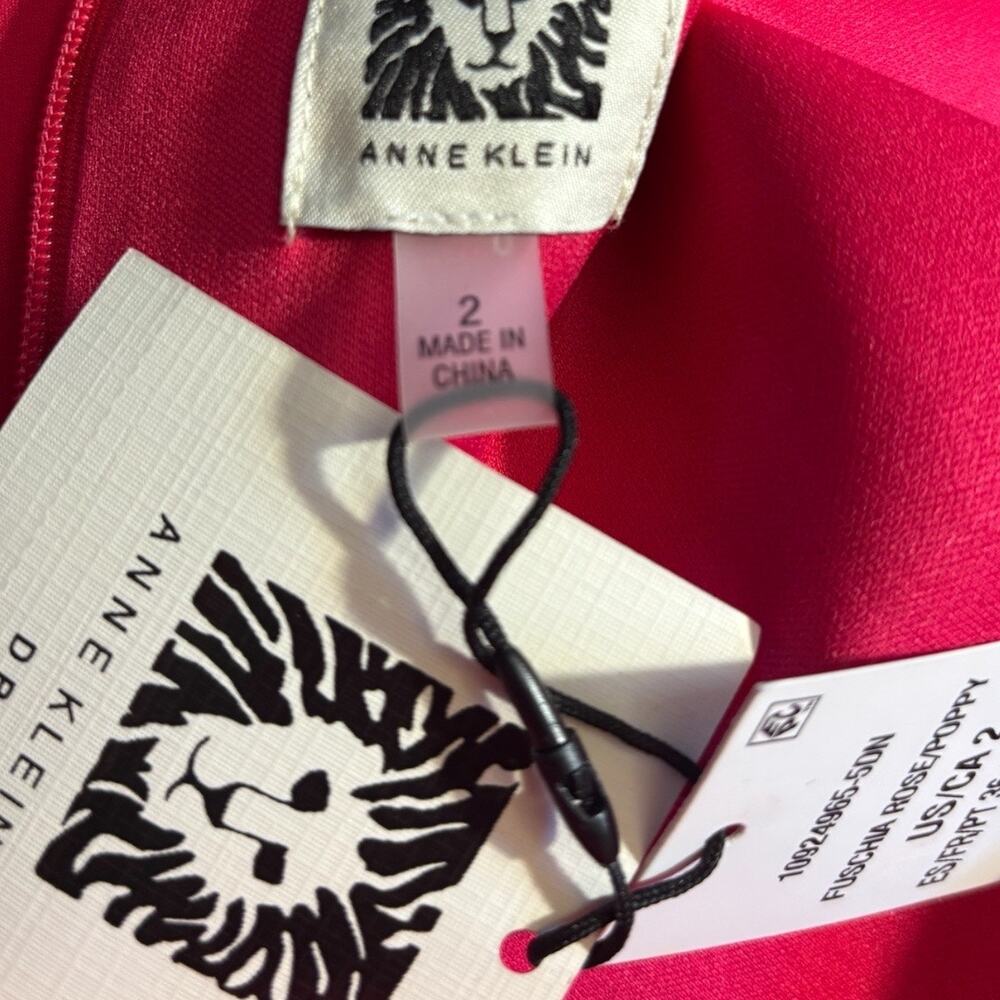 Anne Klein $139 Colorblock A-Line Dress Size 2 NWT - Picture 6 of 7